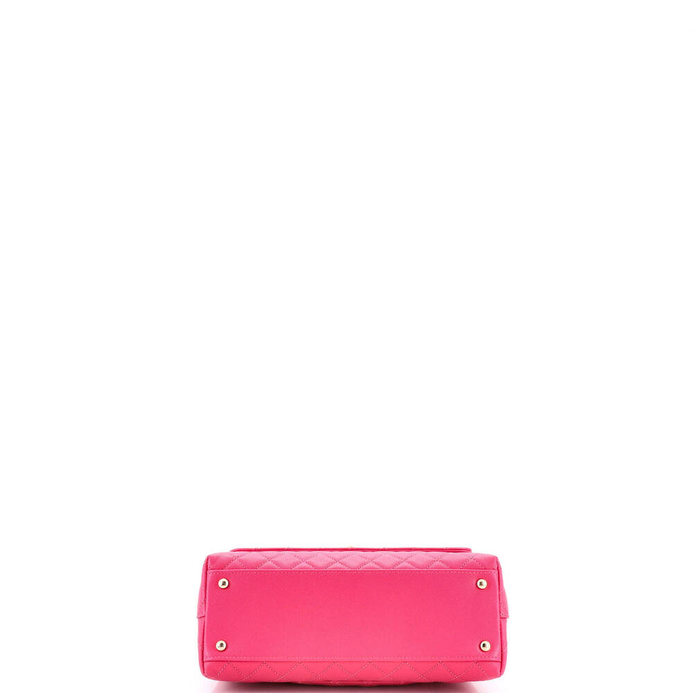 Chanel Small Coco Top Handle Bag Quilted Caviar - Picture 4 of 5